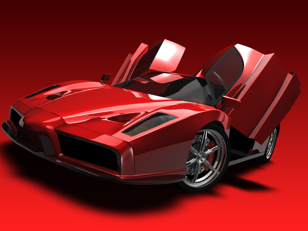 Ferrari Enzo Print by ragingpixels