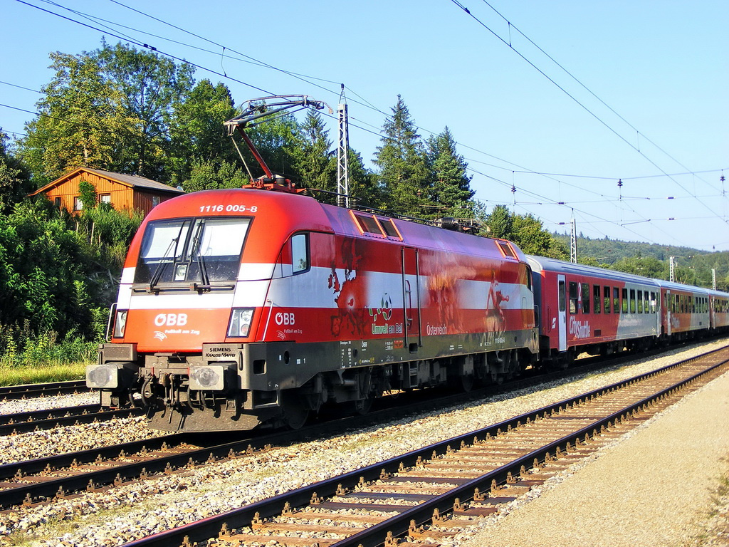 ÖBB 1116 005, Tullnerbach-Pressbaum, 2009.08.20 (2)