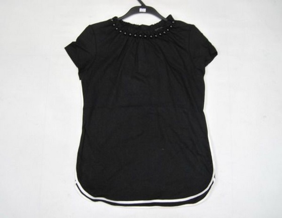 90717B-12 D&G BLACK COTTON JERSEY TOP SIZE 2 4 6 PRICE USD 28[1]