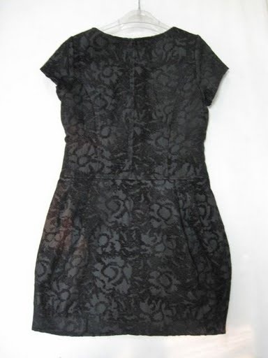 90724B-05 D&G BLACK COTTON DRESS SIZE 2 4 6(BACK) PRICE USD 43[1