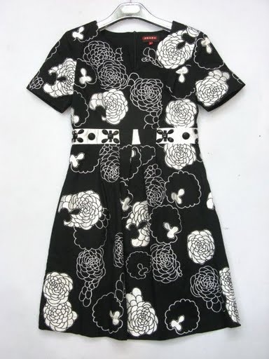 90726B-17A PRADA BLACK COTTON DRESS SIZE 2 4 6 PRICE USD 51[1]