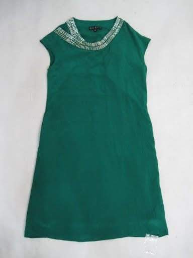 90720A-38B GUCCI GREEN SILK DRESS SIZE 2 4 6 PRICE USD 48[1]