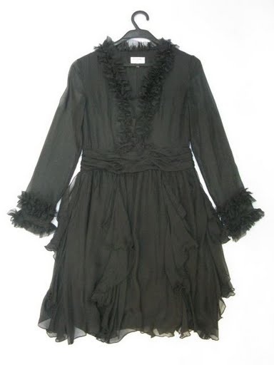 90806A-08B CHANEL BLACK SILK DRESS SIZE 2 4 6 8 PRICE USD 51[2]