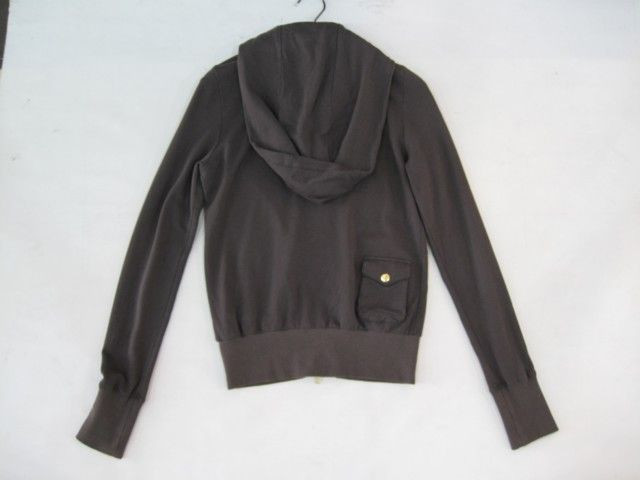 90725A-15 CK COFFEE COTTON JERSEY COAT SIZE 2 4 6(BACK) PRICE US