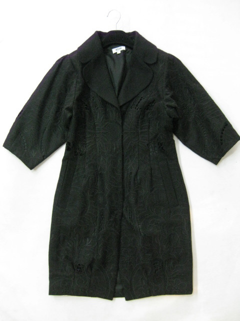 90920A-40A MOSCHINO BLACK WOOL JACKET SIZE 2 4 6 PRICE USD 57