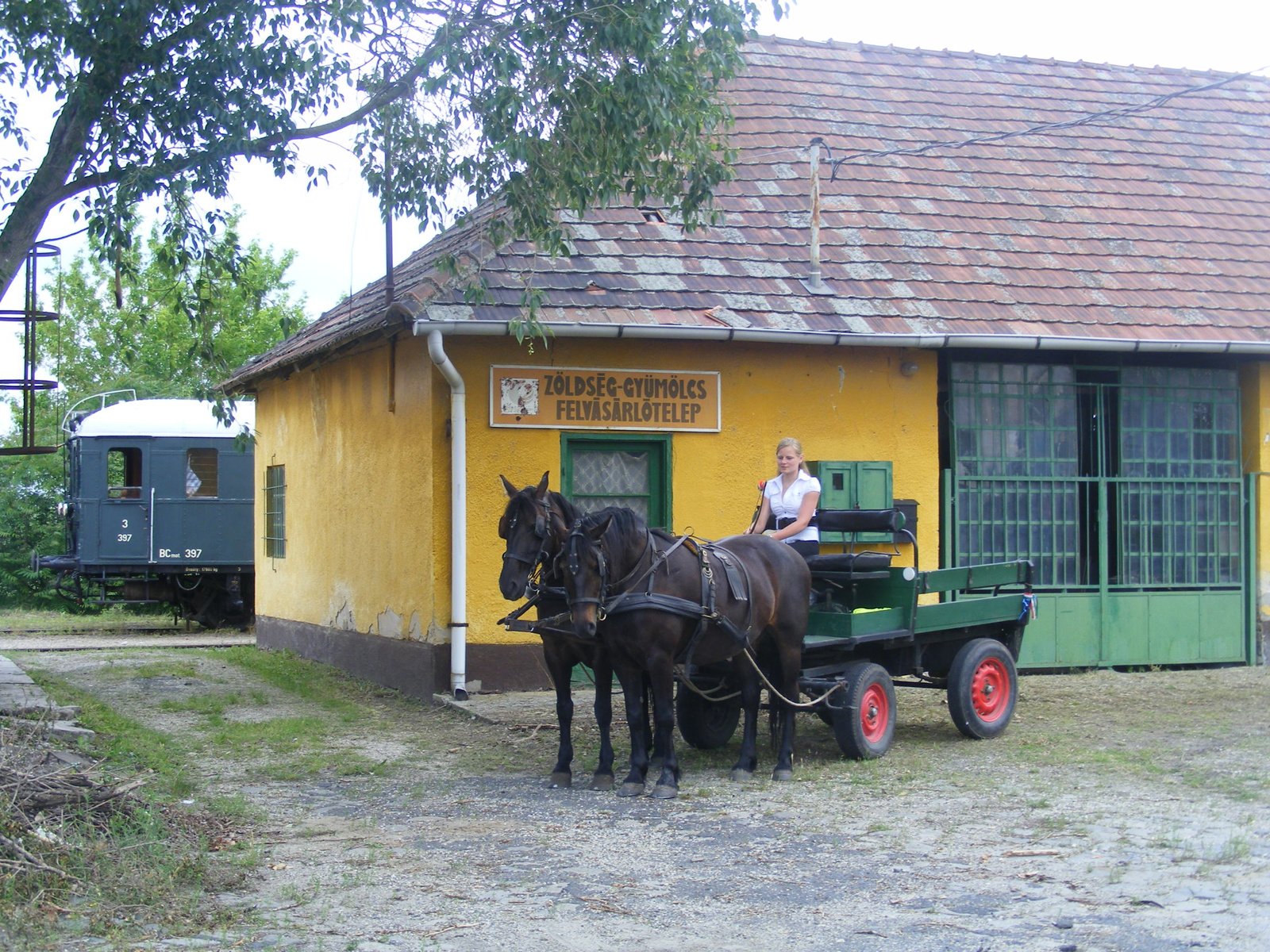 Egy lovas kocsit is beszervezett Endre