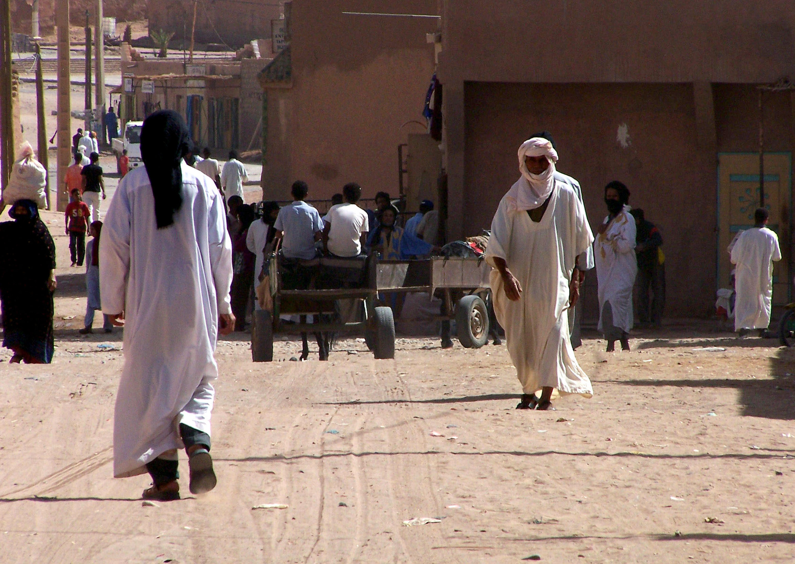 At the edge of the desert, Mhamid, Morocco