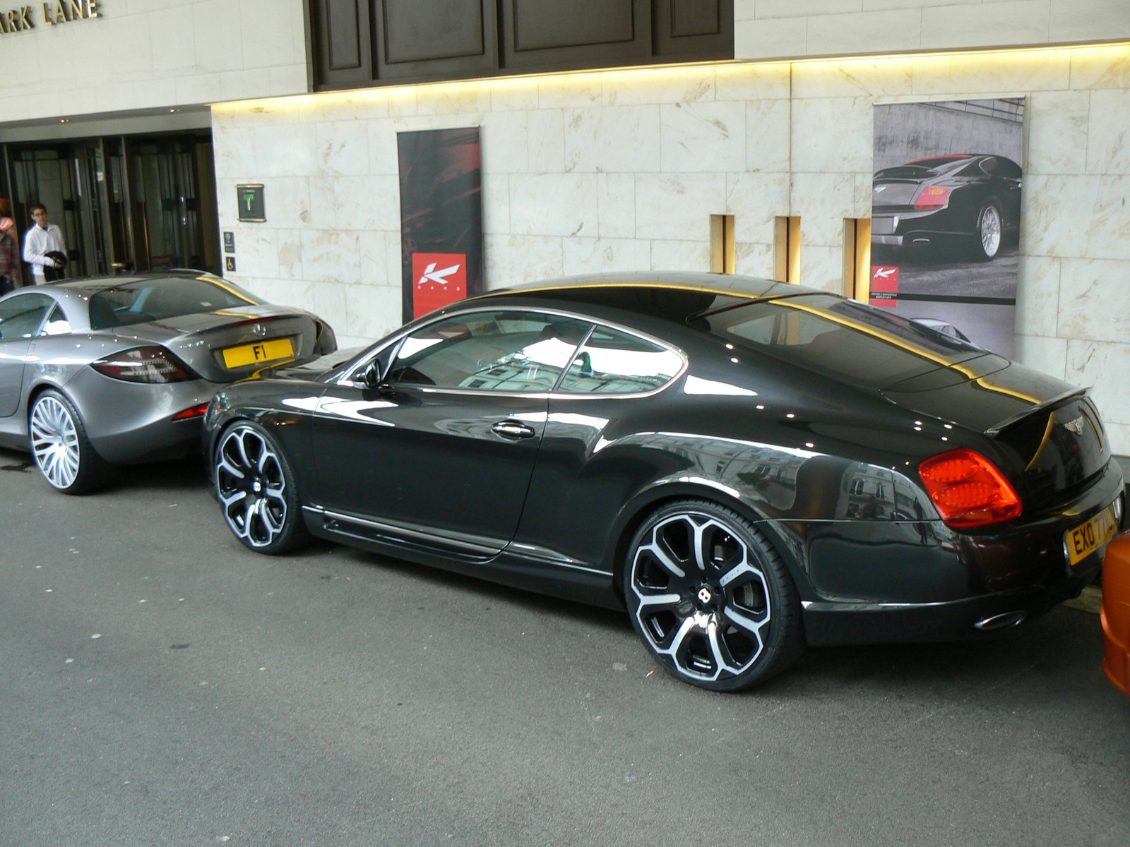 (4) Bentley Continental GTS Kahn & Mercedes SLR