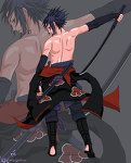 AKatsuki Team 7  Sasuke by vinrylgrave