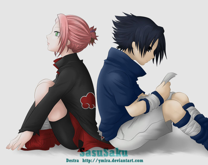 Sakura Akatsuki & Sasuke lisant