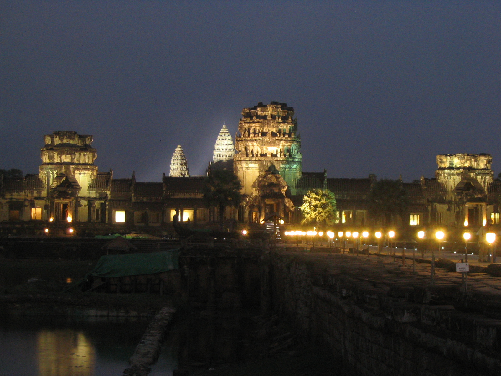 Angkor at sunset