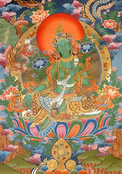 green tara the savior goddess tq56 (Medium)