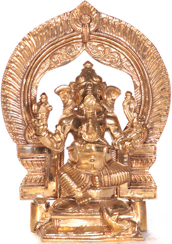 enthroned ganesha rp80