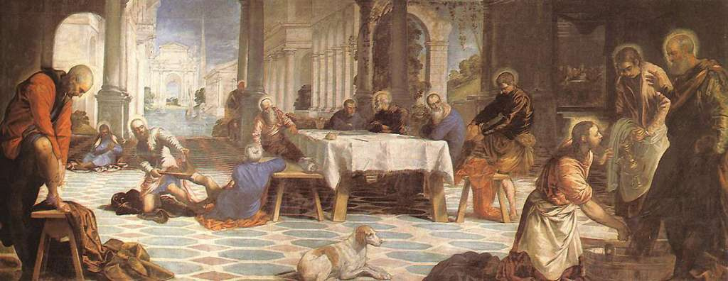 16 TINTORETTO WASHING THE FEET OF HIS DISCIPLES