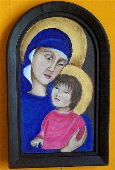 Mária a gyermek Jézussal